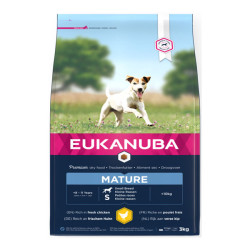 Eukanuba Mature petites races croquettes au poulet frais 3kg
