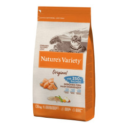 Nature's Variety Original chat adulte stérilisé croquettes saumon 1,25kg