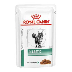 Royal Canin Diabetic chat adulte émincé sauce 12 sachets de 85gr
