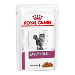 Royal Canin Rénal Précoce chat adulte émincé sauce 12 sachets de 85gr