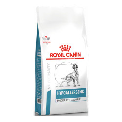 Royal Canin Hypoallergénique chien adulte croquettes calories modérées 1,5kg