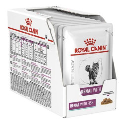 Royal Canin Rénal chat adulte 12 sachets repas thon de 85gr