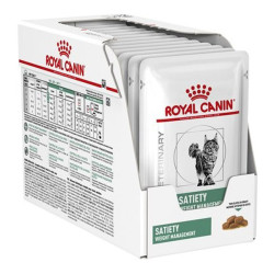 Royal Canin Satiety chat adulte 12 sachets repas gestion de poids 85gr