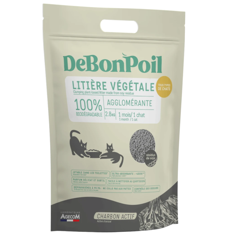 DeBonPoil Litière naturelle...